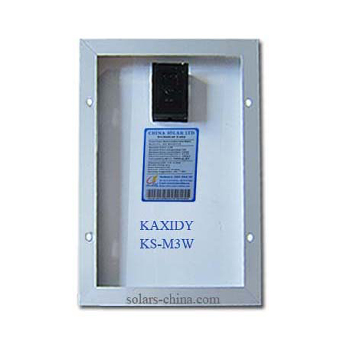 3W round solar panel