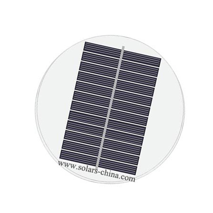 1.2W round solar panel