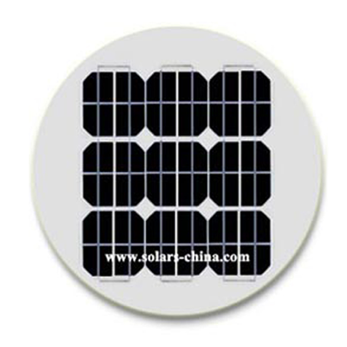 25W round solar panel