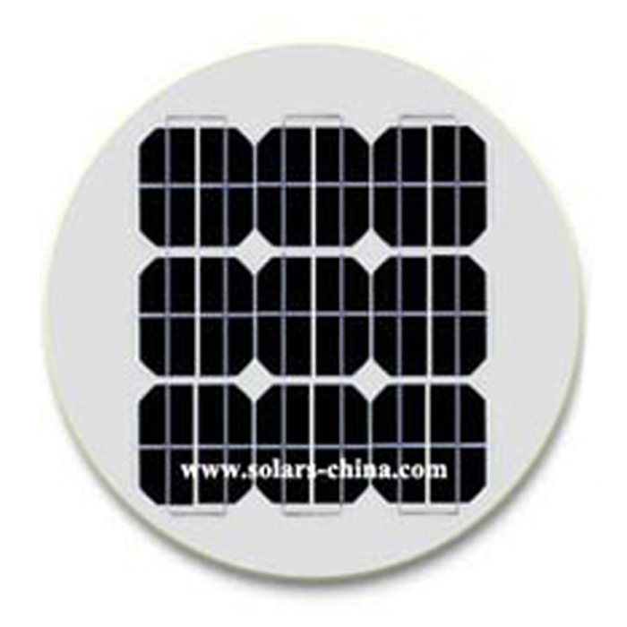 30W round solar panel