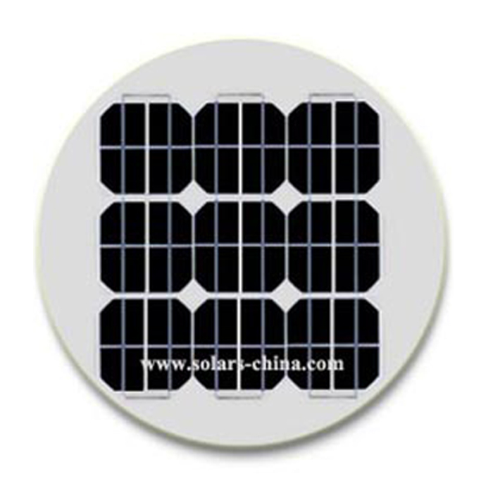35W round solar panel