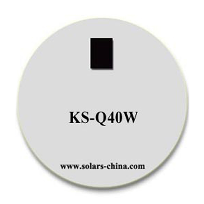 40W round solar panel