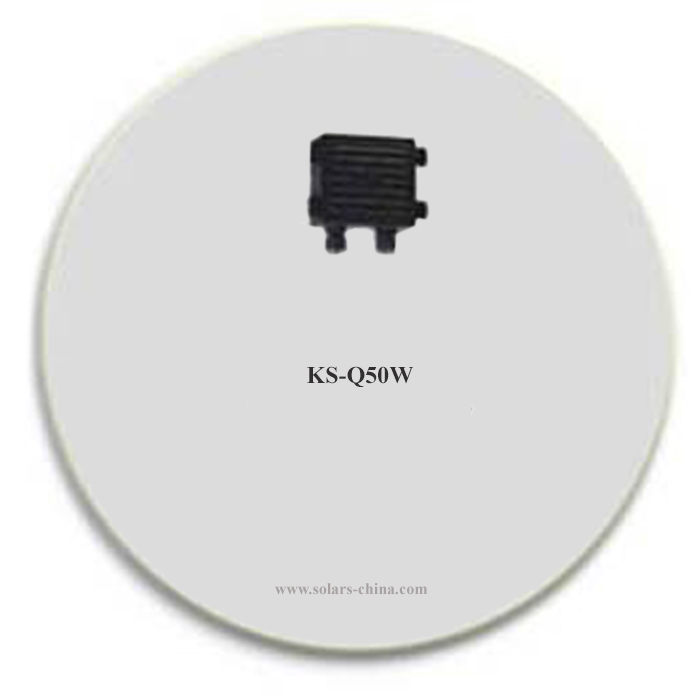 50W round solar panel